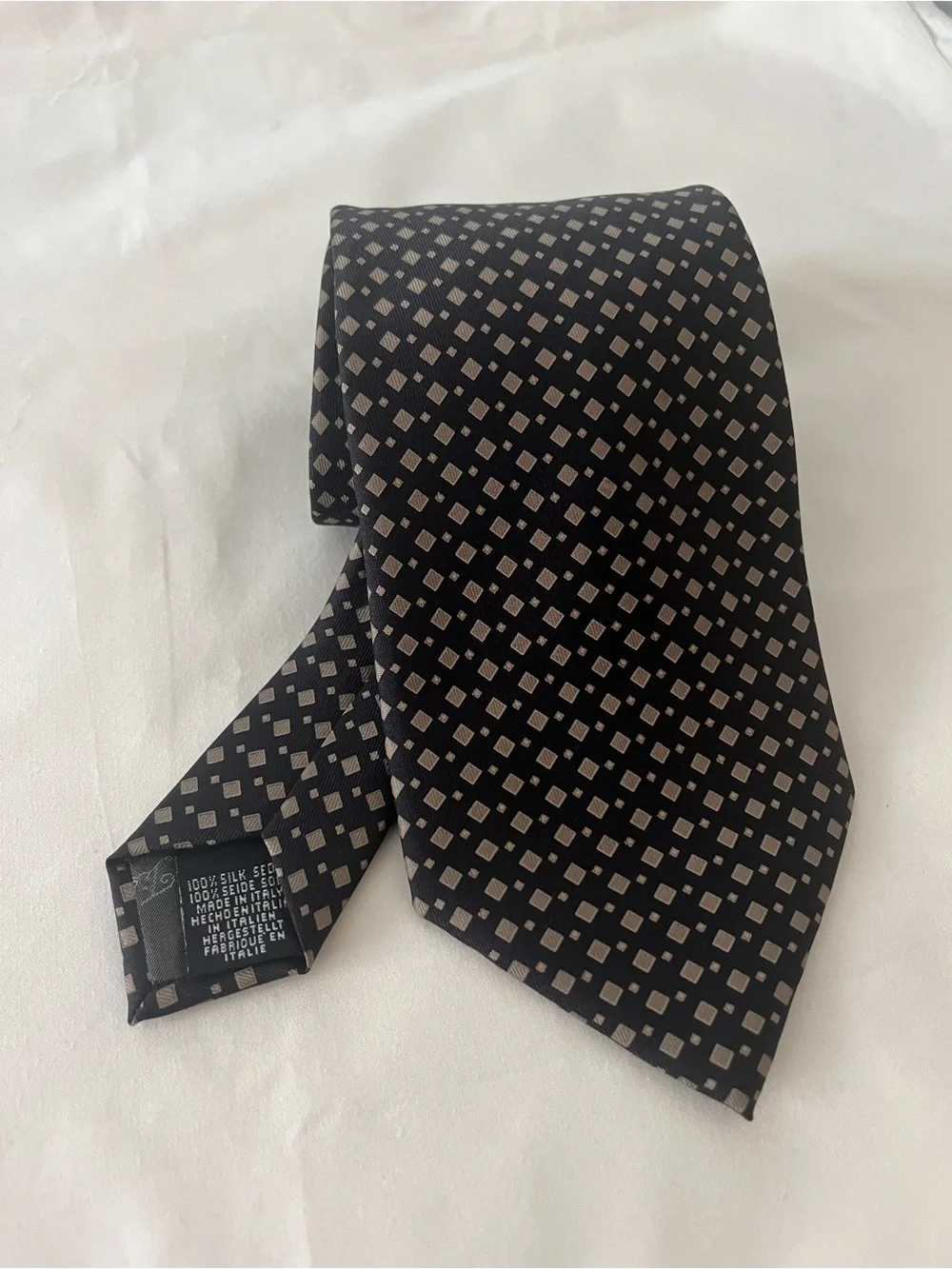 Angelo Bosani the rack silk tie Italy